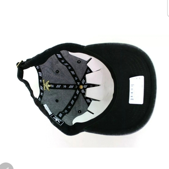 Adidas Women's Fit Hat Black Denim with Gold Logo - Picture 4 of 4